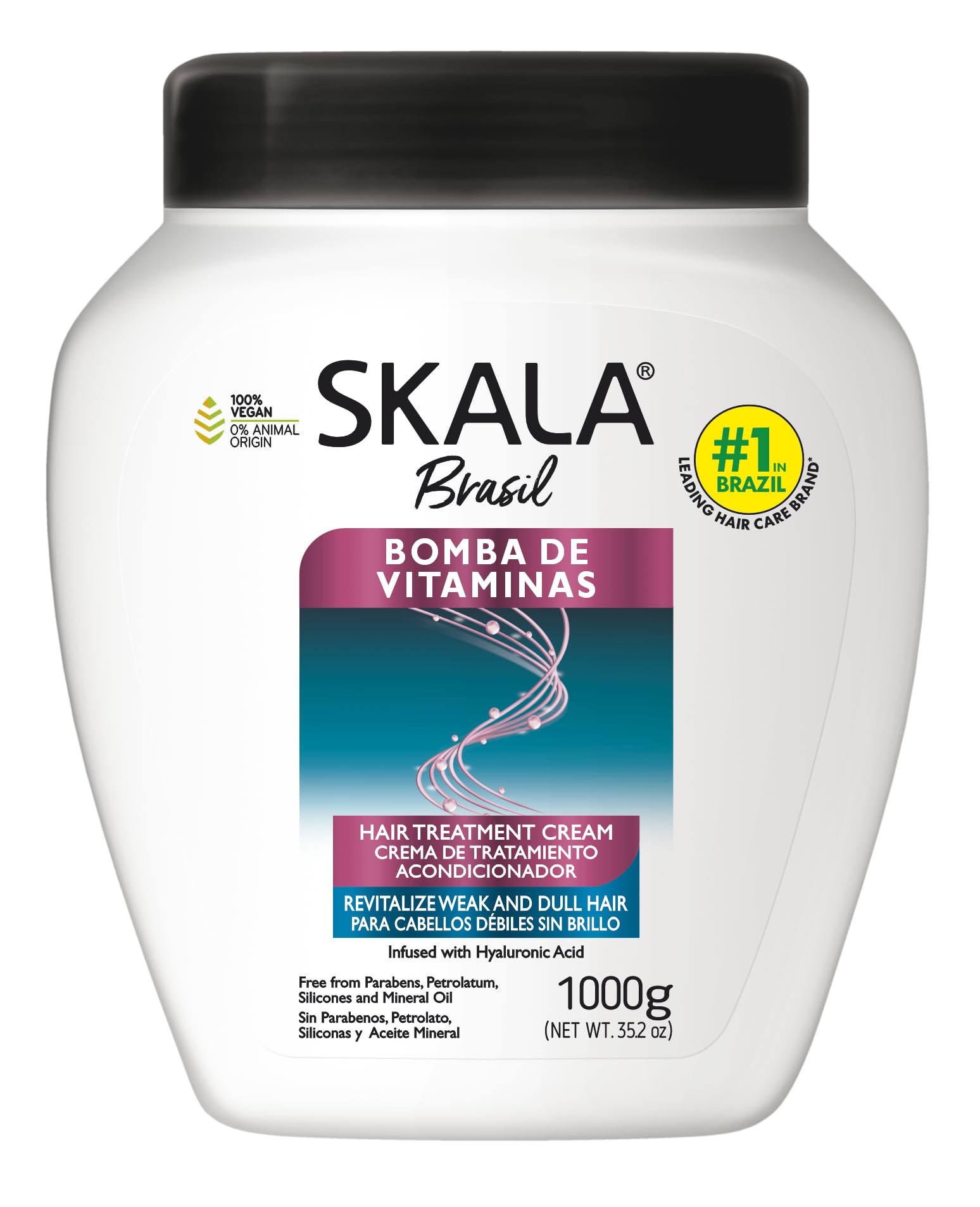 SKALA Brasil Vitamin Boost bottle shows premium conditioning for daily care