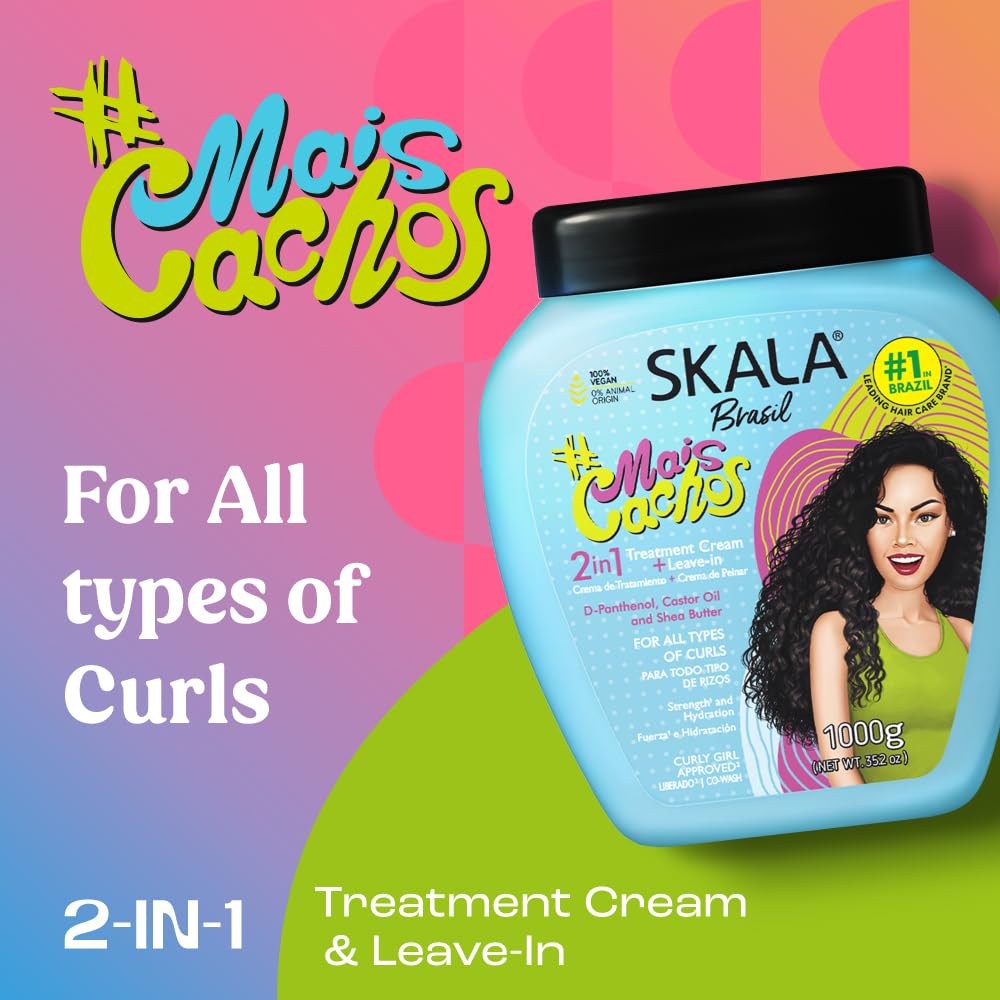 SKALA Expert Mais Cachos rich cream texture for deep hydration and smooth curls