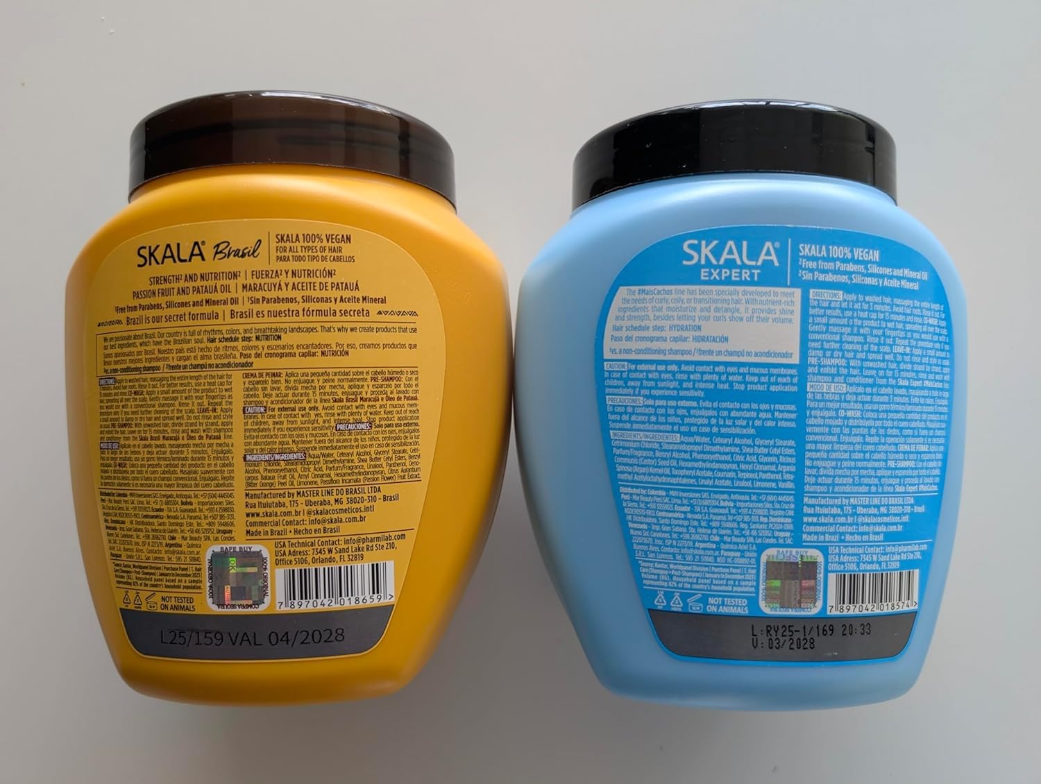 SKALA Cream-to-Comb demonstrates easy detangling and curl definition on damp hair.