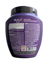 SKALA Mais Lisos cream texture demonstrates 2-in-1 conditioning for frizz control