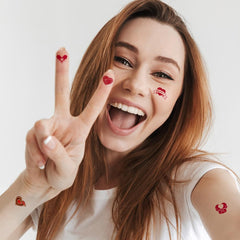Skedimu waterproof temporary tattoos last 3-5 days, great for celebrations.