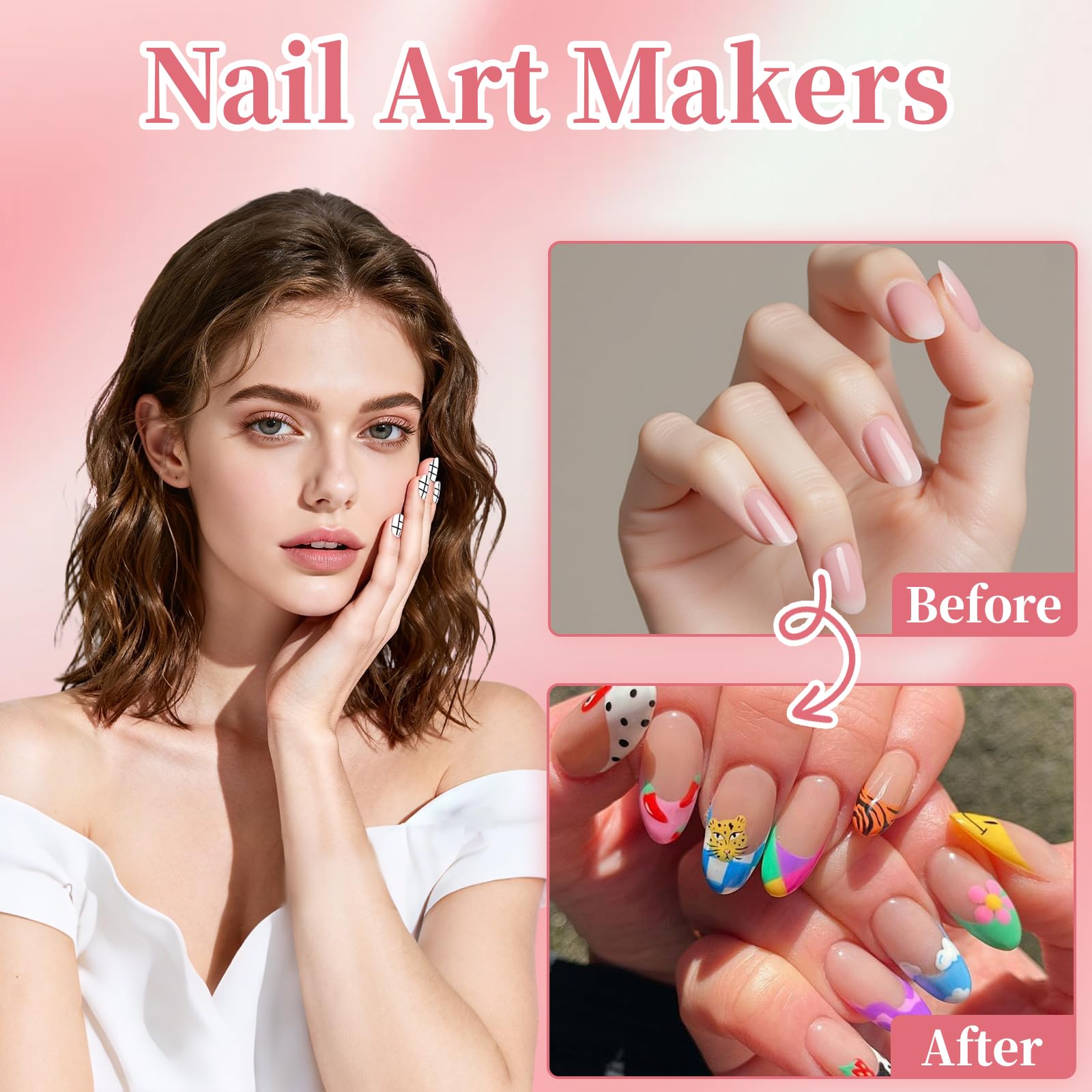 Sketchtastic durable, long lasting nail art for busy weeks.