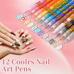 Sketchtastic ready to use nail art pens for effortless creativity.