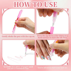 Sketchtastic quick dry formula keeps designs vibrant and smudge free.