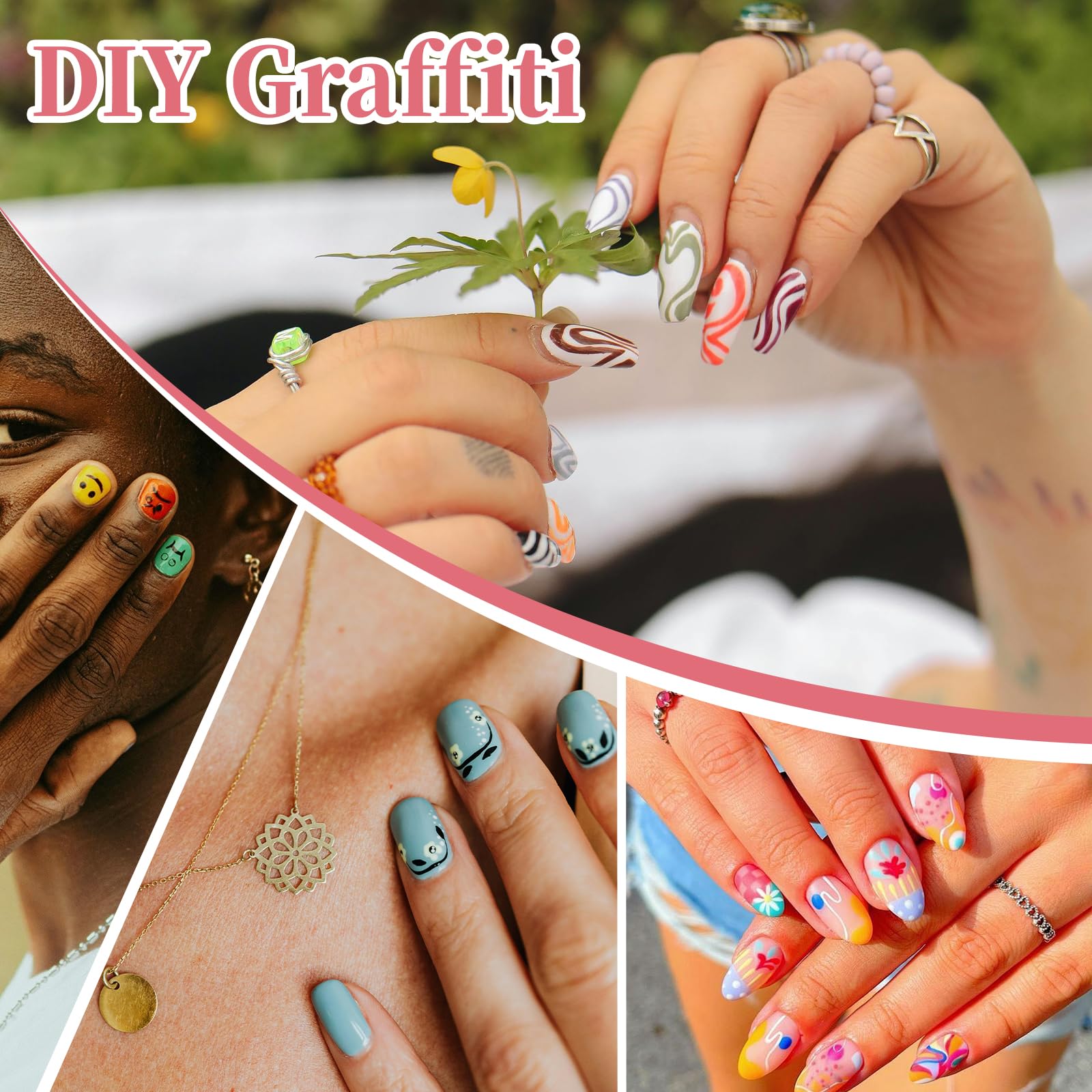 Sketchtastic easy dotting and lining for professional looking DIY nails.