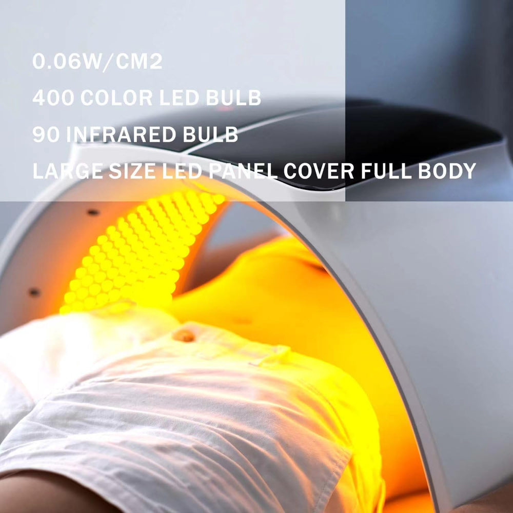 SKEYNDOR LED therapy mask red-light image emphasizes rejuvenation-friendly red spectrum