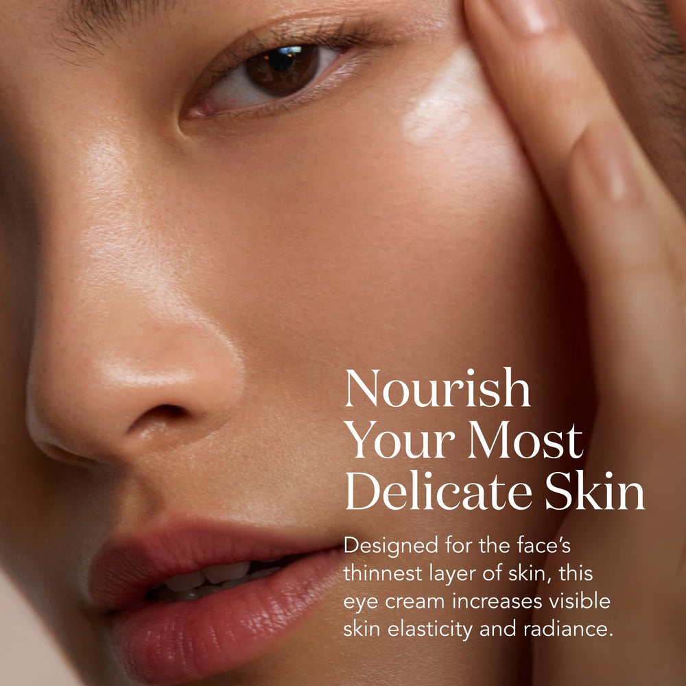 Spatula dispensing SK II LXP eye cream for precise care