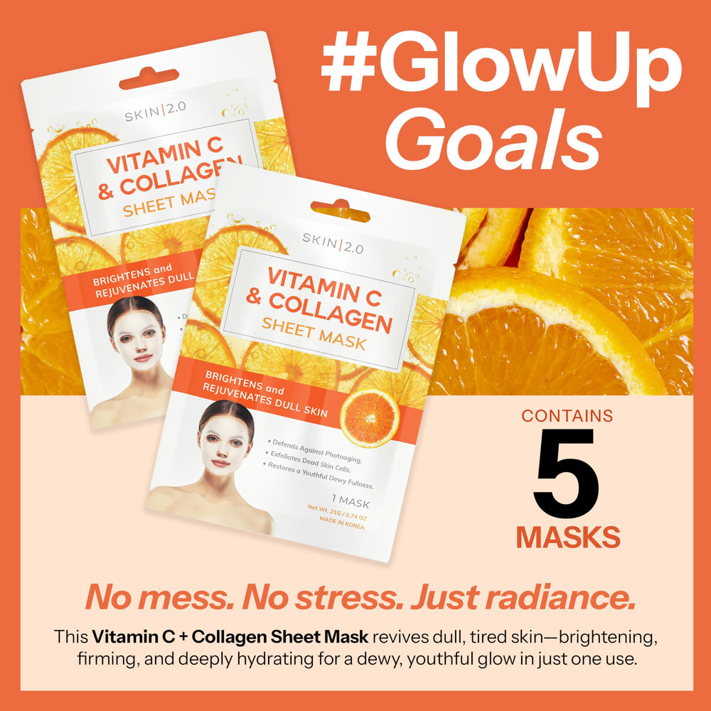 A person applies Skin 2.0 mask for a spa-like at-home treatment
