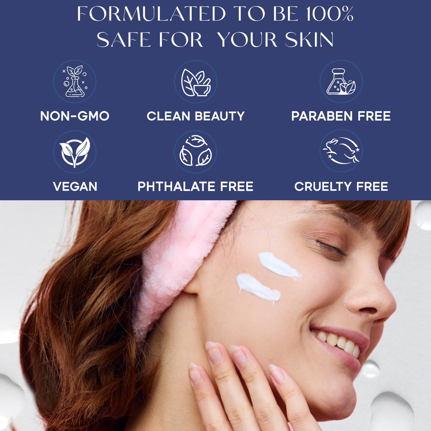 Skin 2.0 night cream on clean skin during evening routine