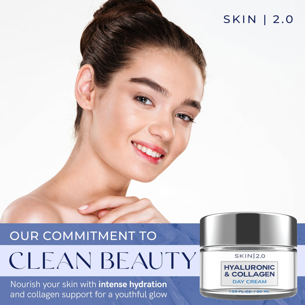 Skin 2.0 moisturizer cream texture close-up illustrating creamy hydration