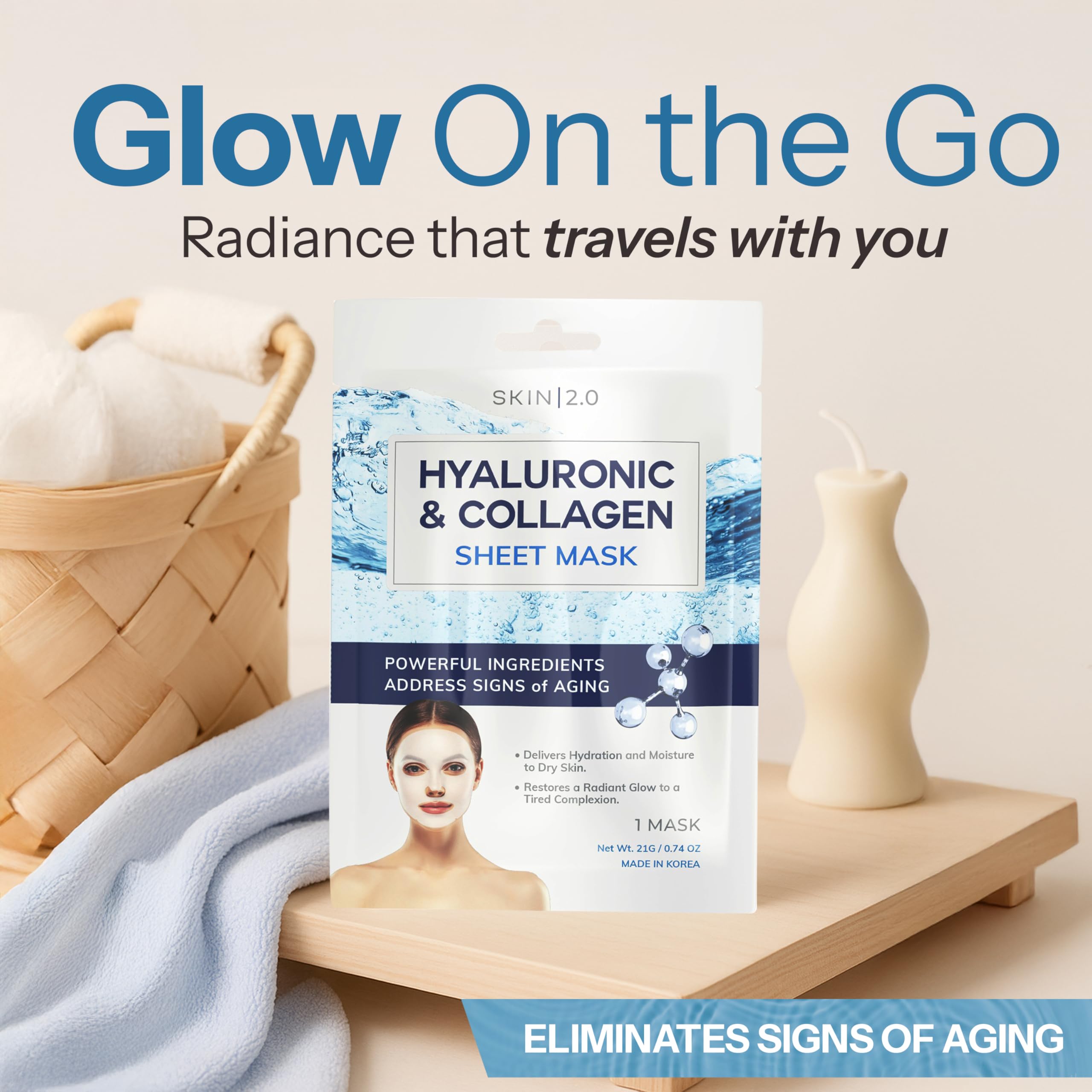 Skin 2.0 Korean-made natural ingredients for healthy-looking skin.