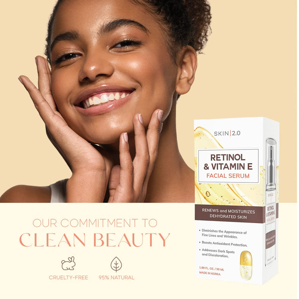 Skin 2.0 serum supports renewal for smoother-looking skin.