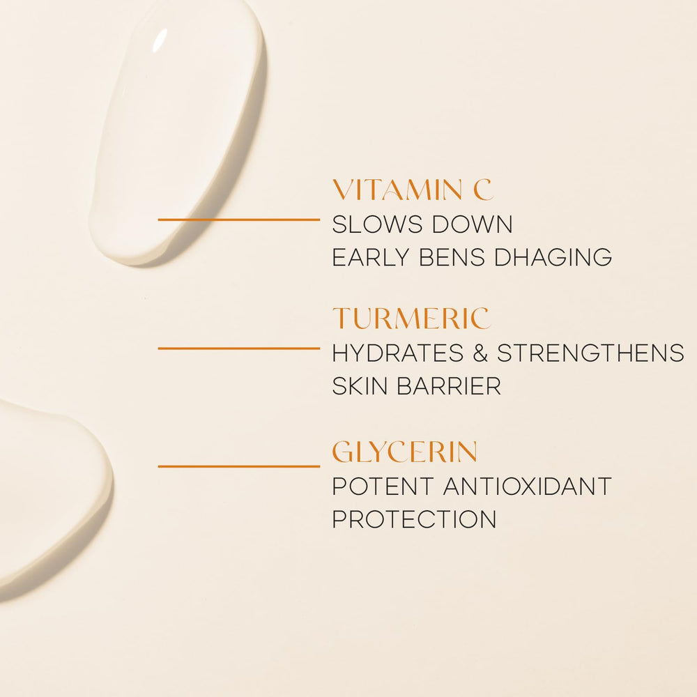 Skin 2.0 Vitamin C & Turmeric Scrub jar closeup shows creamy consistency for even tone.