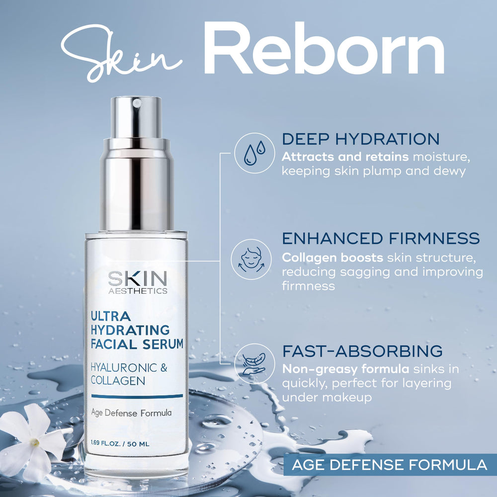 Dropper with Skin Aesthetics Hyaluronic Serum dispensing hydration
