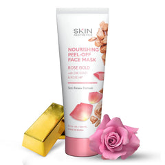 Skin Aesthetics Rose Gold Mask application demonstrates instant glow and smoother pores