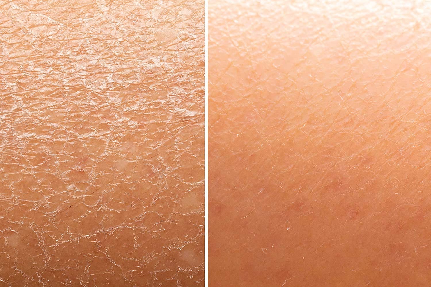 Skin And Senses Shine oil texture close-up shows light, non-oily finish