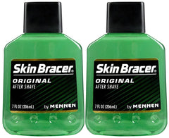 Skin Bracer by Mennen after-shave original bottle delivers cooling post-shave refreshment.