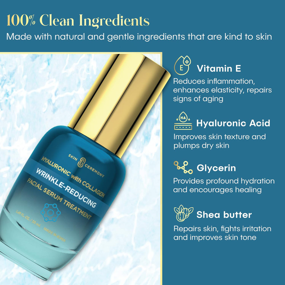 Skin Ceremony clean beauty label highlights paraben-free vegan formula.