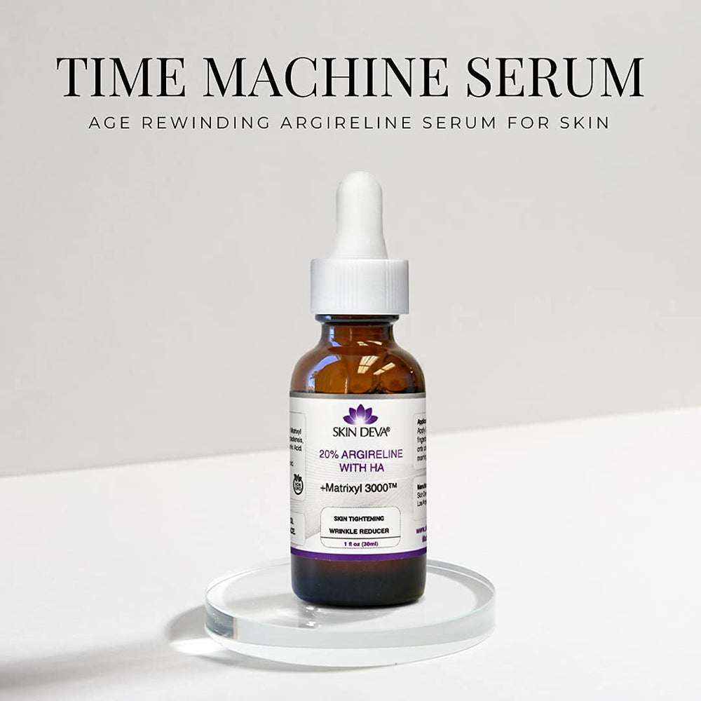 SKIN DEVA peptide complex ingredients emphasizing Matrixyl 3000 and Argireline.