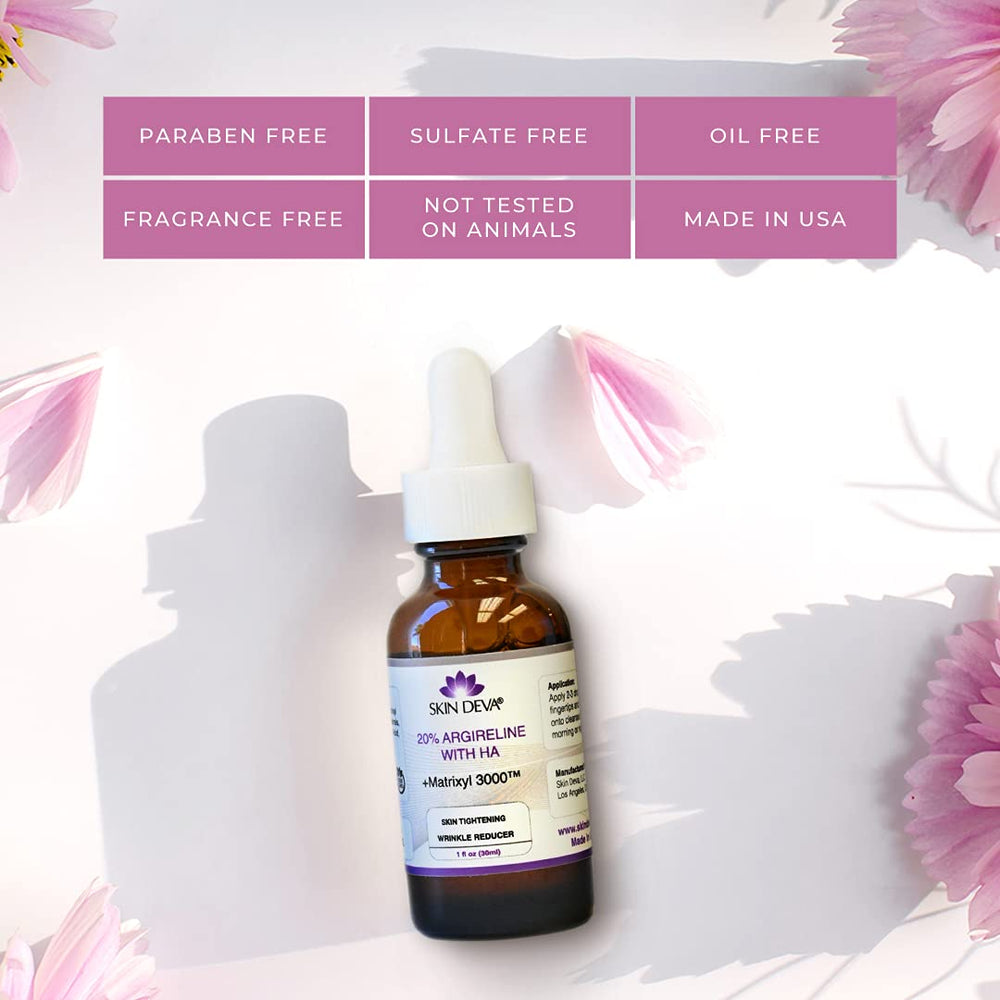 SKIN DEVA serum being applied to face for a refreshed complexion.