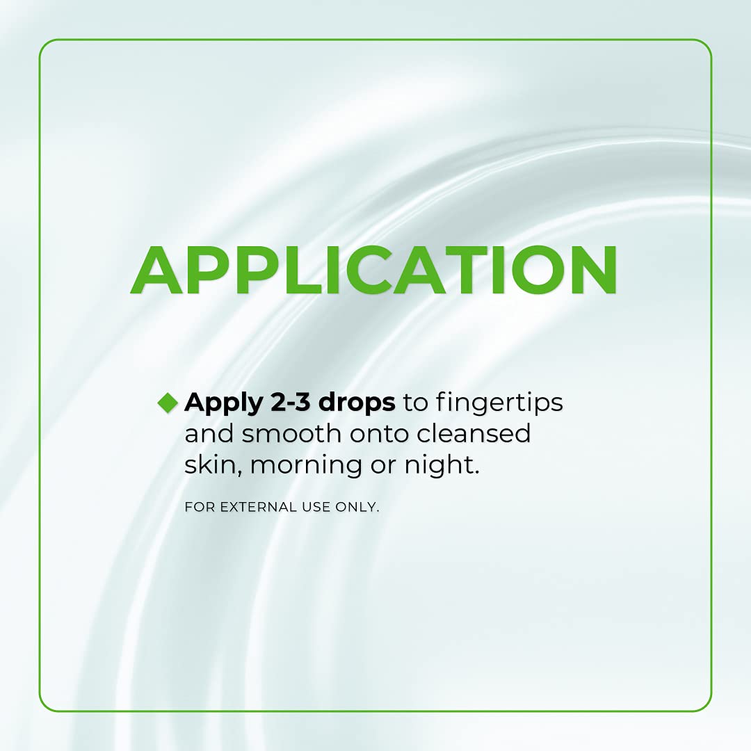 SKIN DEVA serum swatch on hand suggesting quick absorption and smooth finish