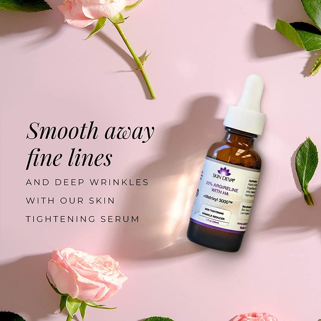 SKIN DEVA serum texture on skin showing non-greasy, hydrating finish.