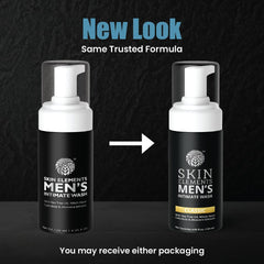 Skin Elements Intimate Wash foaming lather showing gentle cleansing for sensitive intimate skin.