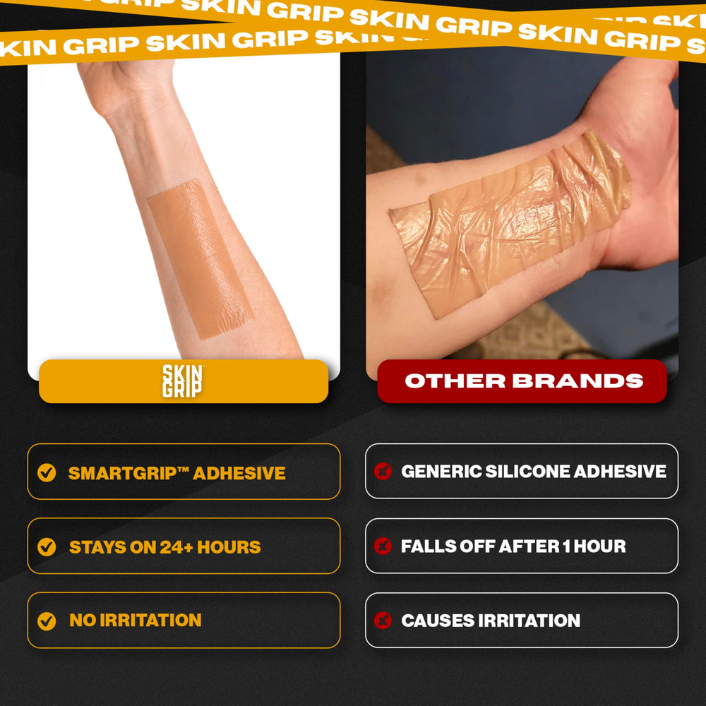 Skin Grip silicone tape cut-to-fit for scar coverage