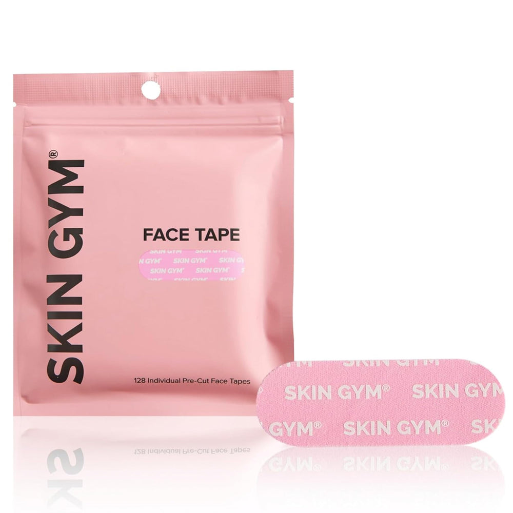 Skin Gym Face Tape forehead strip lifts and smooths for a refreshed morning look.