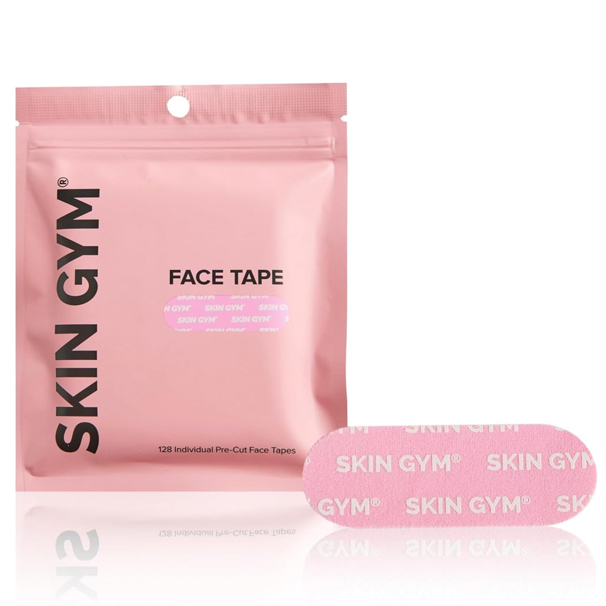 Skin Gym Face Tape forehead strip lifts and smooths for a refreshed morning look.