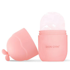 Skin Gym Ice Roller cooling therapy for a refreshed complexion.