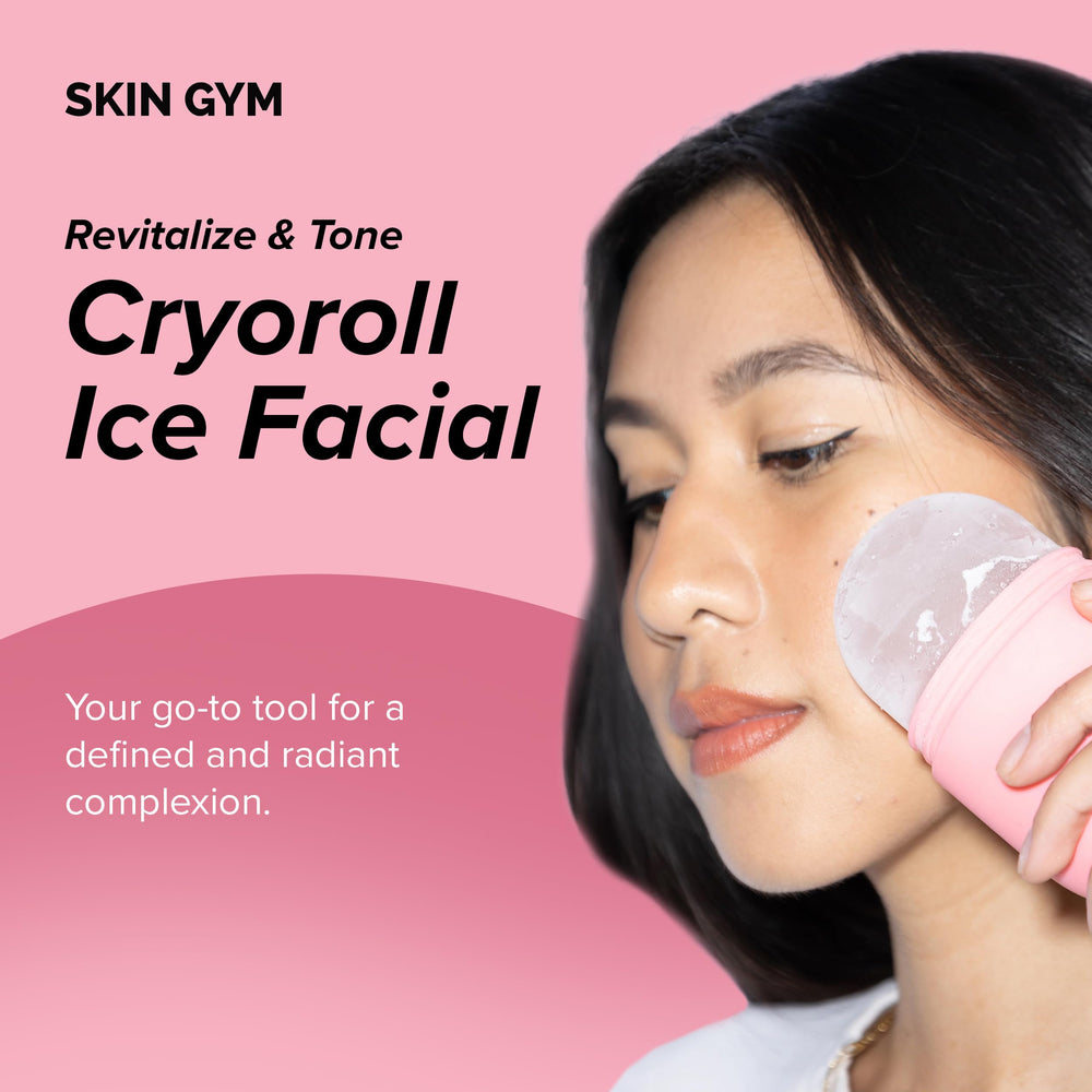 Skin Gym Ice Roller depuffs morning skin with soothing cooling touch.