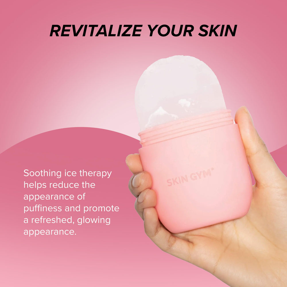 Skin Gym Ice Roller boosts glow with quick at-home spa relief.
