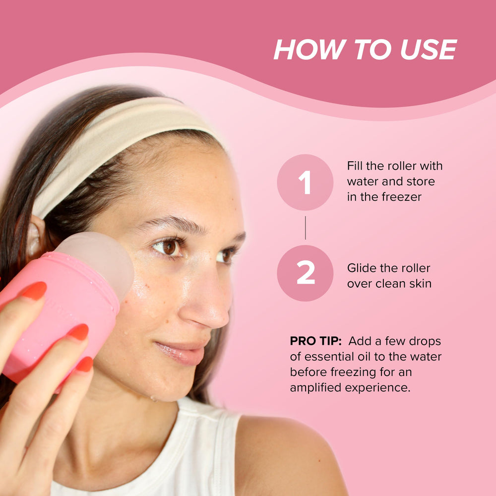 Skin Gym Ice Roller provides instant wake-up for tired skin.