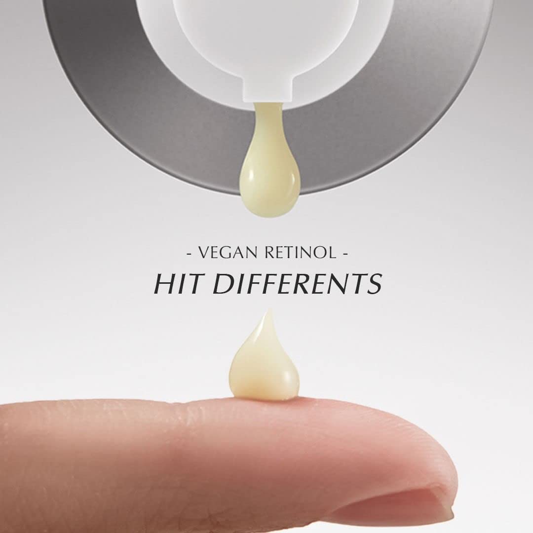 Lightweight texture of SKIN&LAB serum visible on skin surface