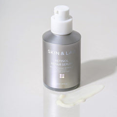 Visual of vegan formula ingredients in SKIN&LAB Retinol Repair Serum
