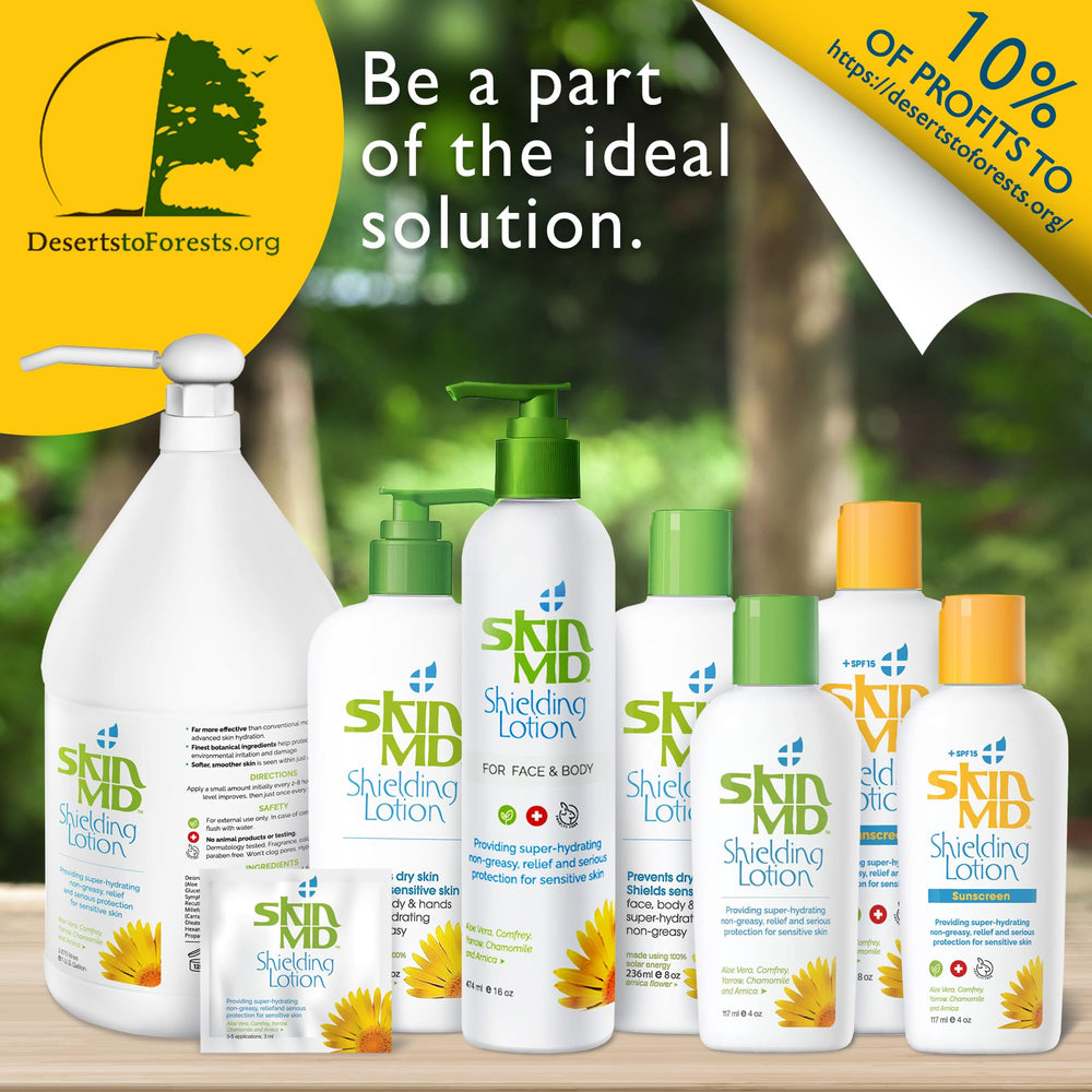 Skin MD Shielding Lotion is suitable for kids with eczema.
