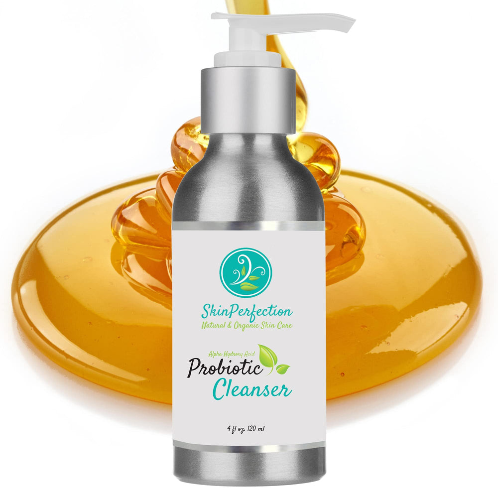 Skin Perfection Alpha Hydroxy Gel Cleanser bottle-front for daily exfoliation and glow
