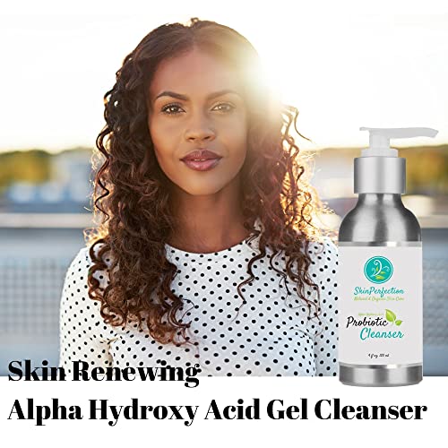 Skin Perfection label-closeup showing clean formula and probiotic benefits