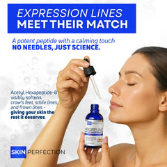 Skin Perfection Argireline Serum dropper detail for precise mixing into formulas.