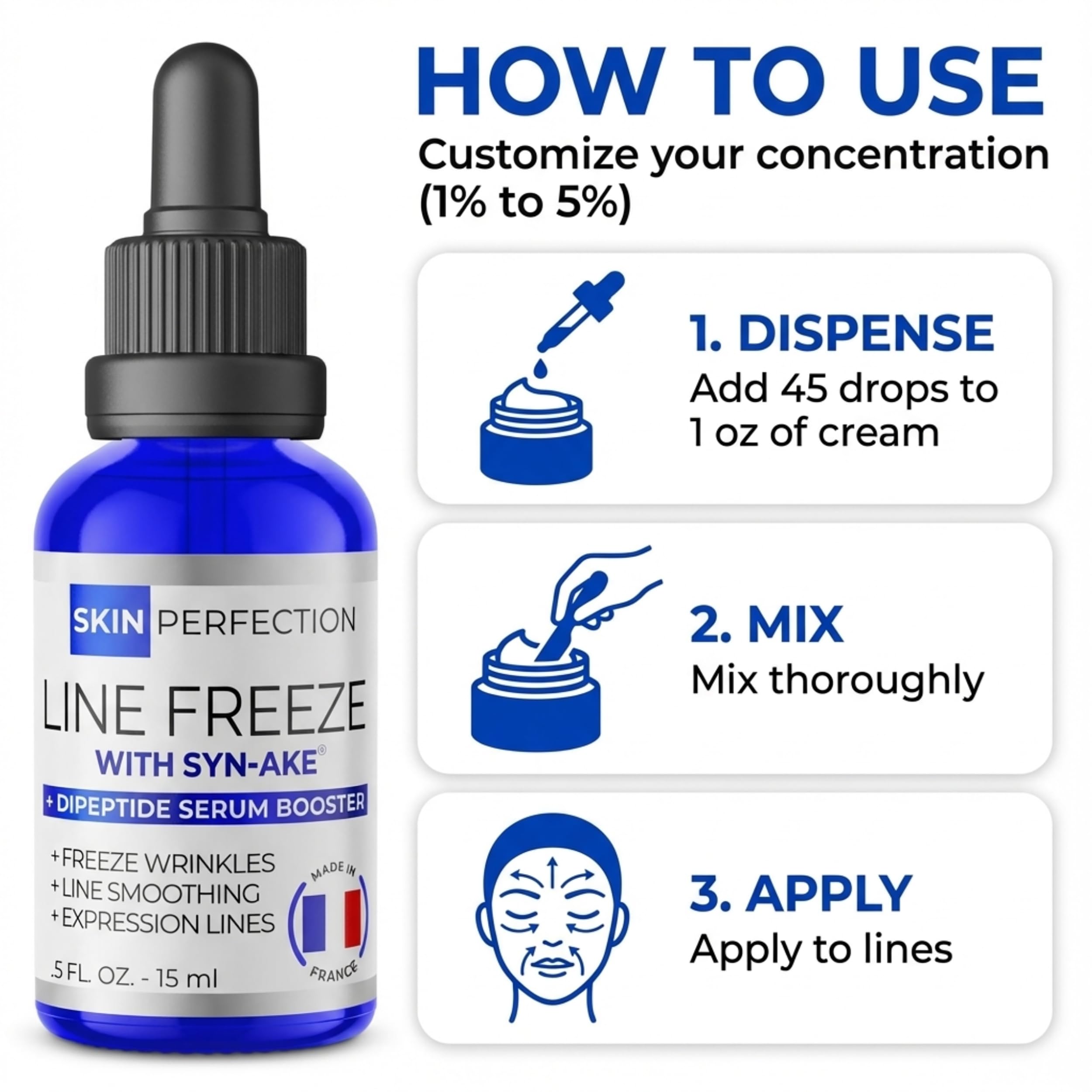 Before-and-after concept hint for improved skin texture.