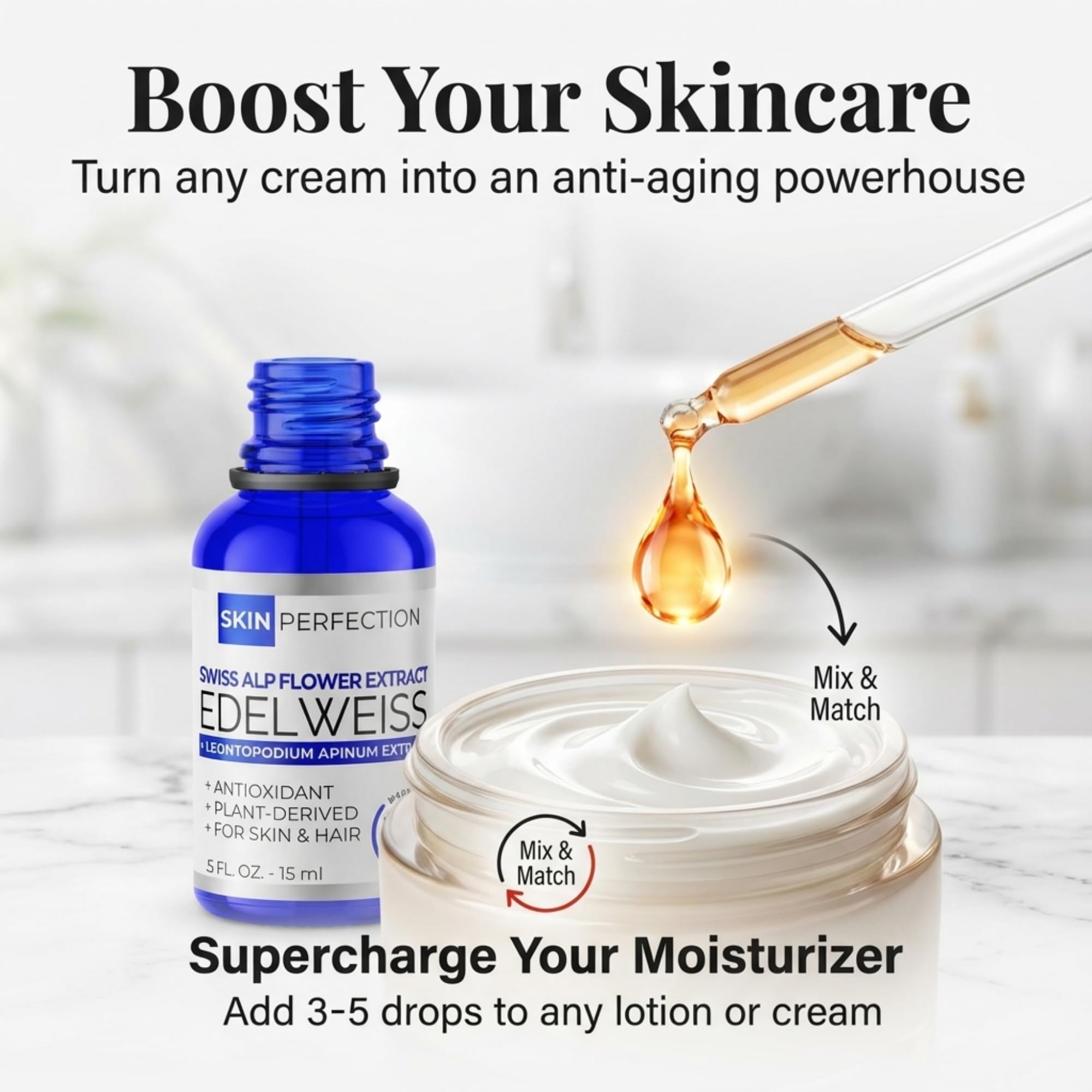 Skin Perfection Edelweiss stored in fridge to preserve potency