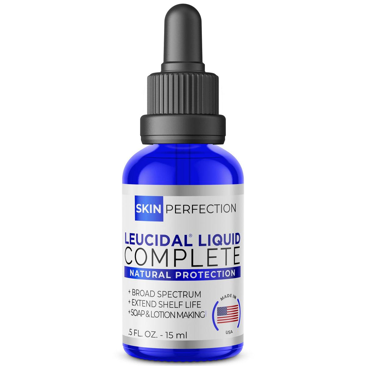 Skin Perfection Leucidal Complete bottle, natural preservative for lotions and creams.