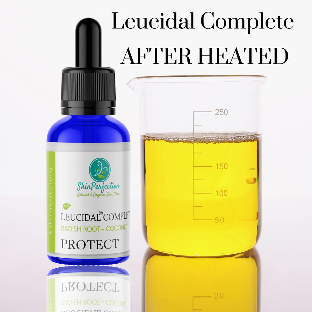Skin Perfection Leucidal Complete skincare application demonstrating natural preservation.