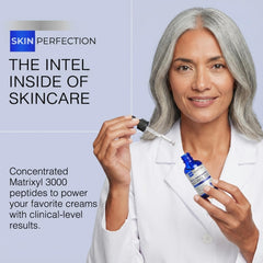 Close-up of Matrixyl 3000 ingredients highlighting peptide blend