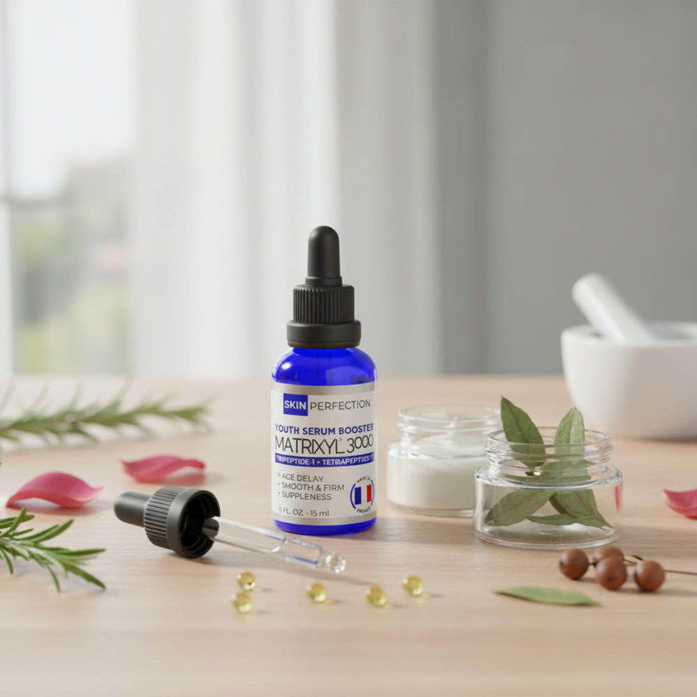 Skin Perfection packaging for Matrixyl 3000 Serum premium routine