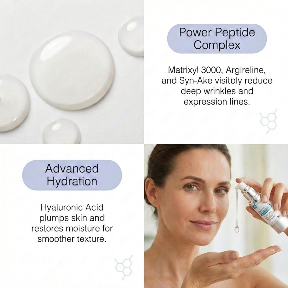 Skin Perfection serum swirl texture highlighting lightweight hydration