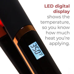 Skin Research Institute Infrarose Styler infrared heat strip dries hair gently.