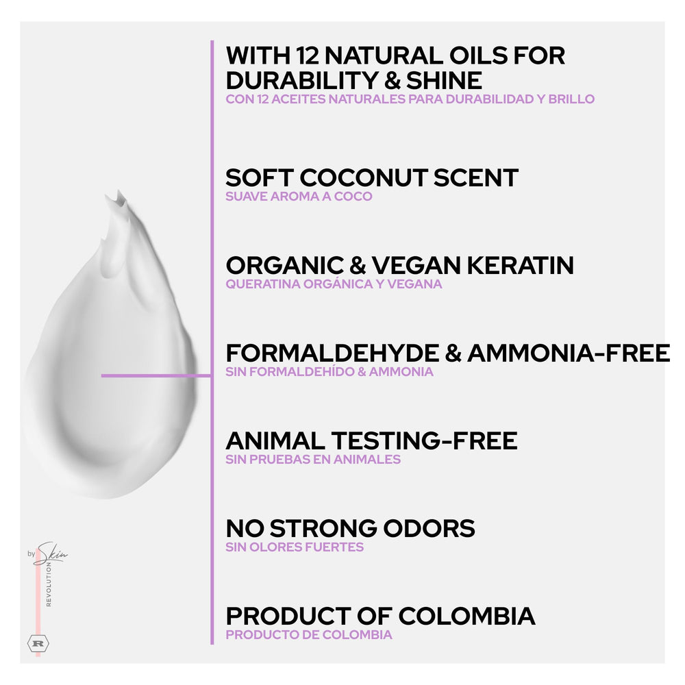 Keratin application tools with gloves for even distribution by Skin Revolution