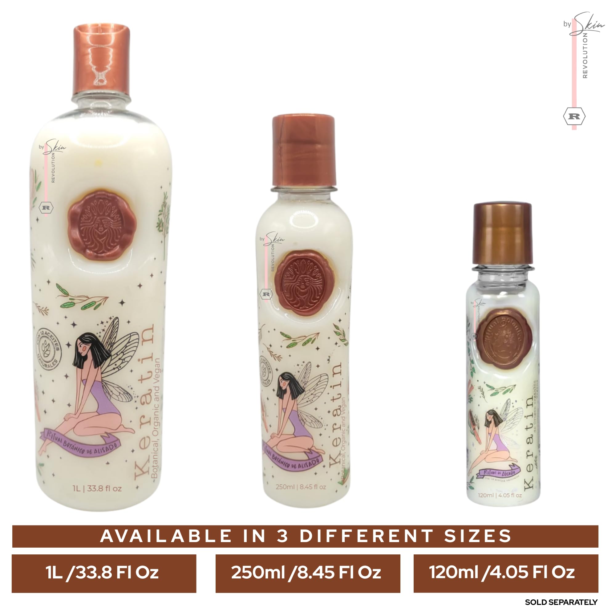 Skin Revolution Ritual Botánico packaging from Colombia emphasizing origin and organic claim.